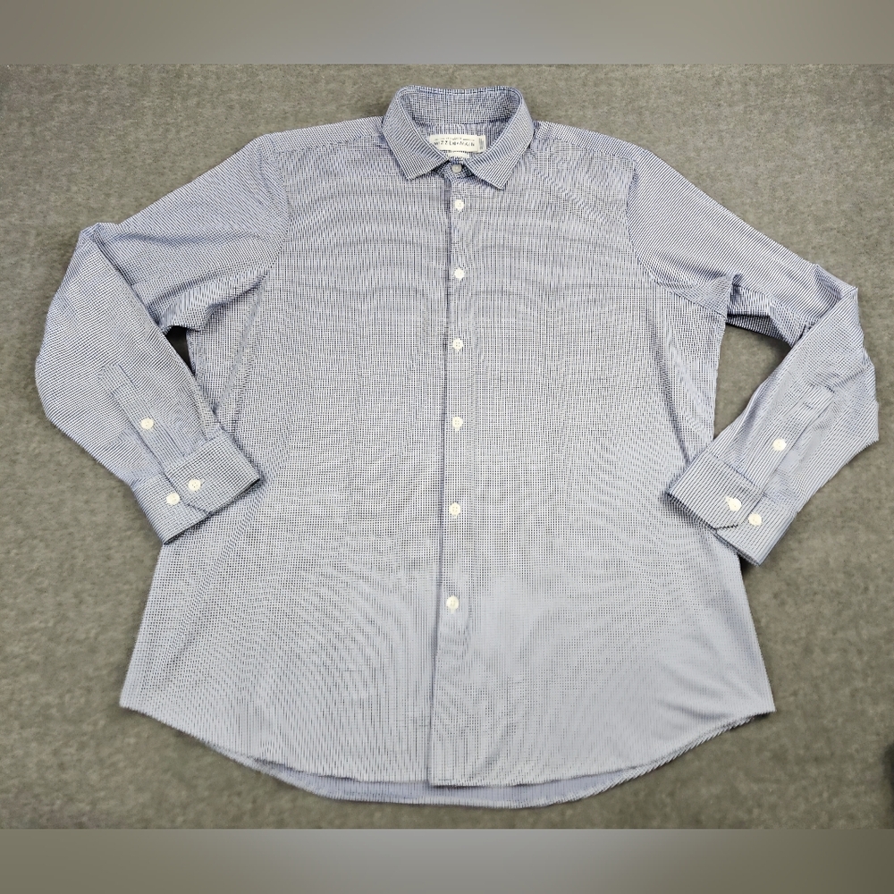 Mizzen Main Spinnaker Shirt Mens XL Multicolor Long Sleeve Button Up Check
